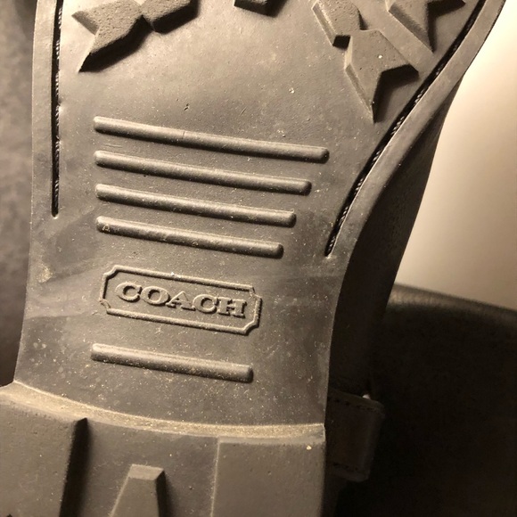 Coach pull on leather upper boots. Size 6. - Picture 6 of 7